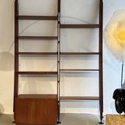 Bibliothèque modulable en Teck de Franco Albini 1956