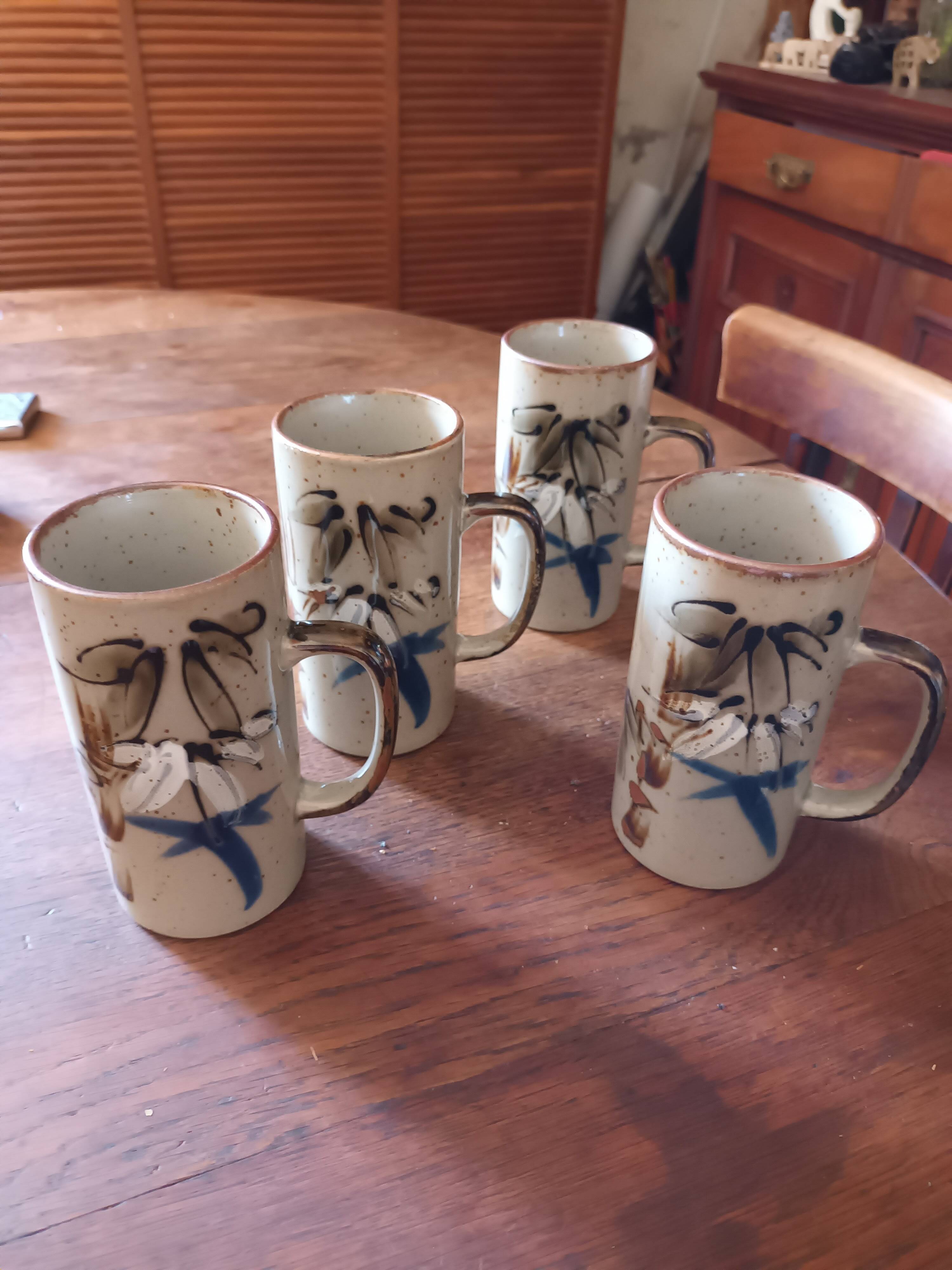 4 Murs grès décor bambou