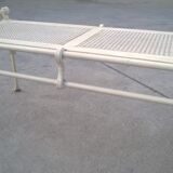 Wrought iron bench