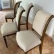 4 wooden and fabric chairs from Mise en Demeure