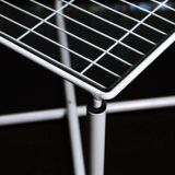 Postmodern white jarpen table by niels gammelgaard for ikea, 1983