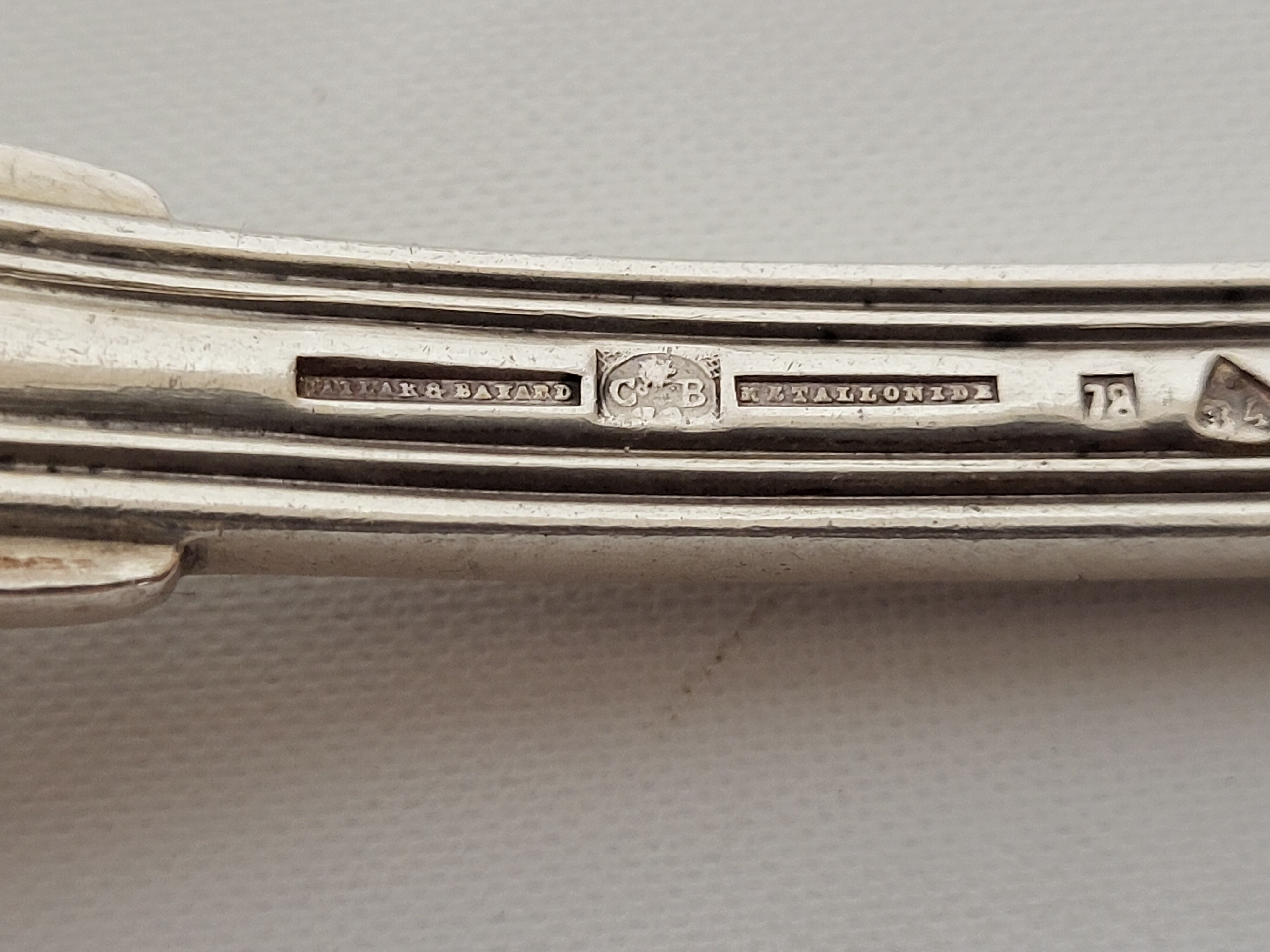 12 silver metal cutlery mesh model