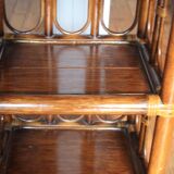 Bamboo & rattan shelf