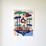 Acrylic on paper WAIT FOR ME