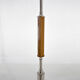 1950s Chrome & Wood Floor Lamp, Czechoslovakia, Restored