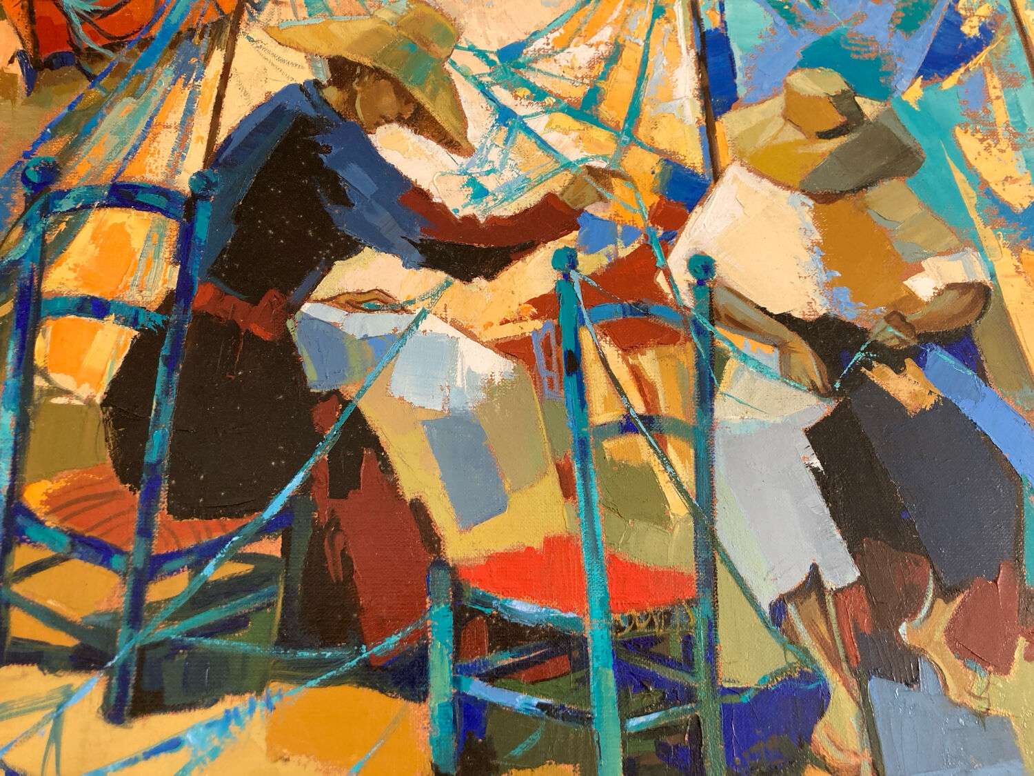 Peinture Jori Duran - Les ramendeuses
