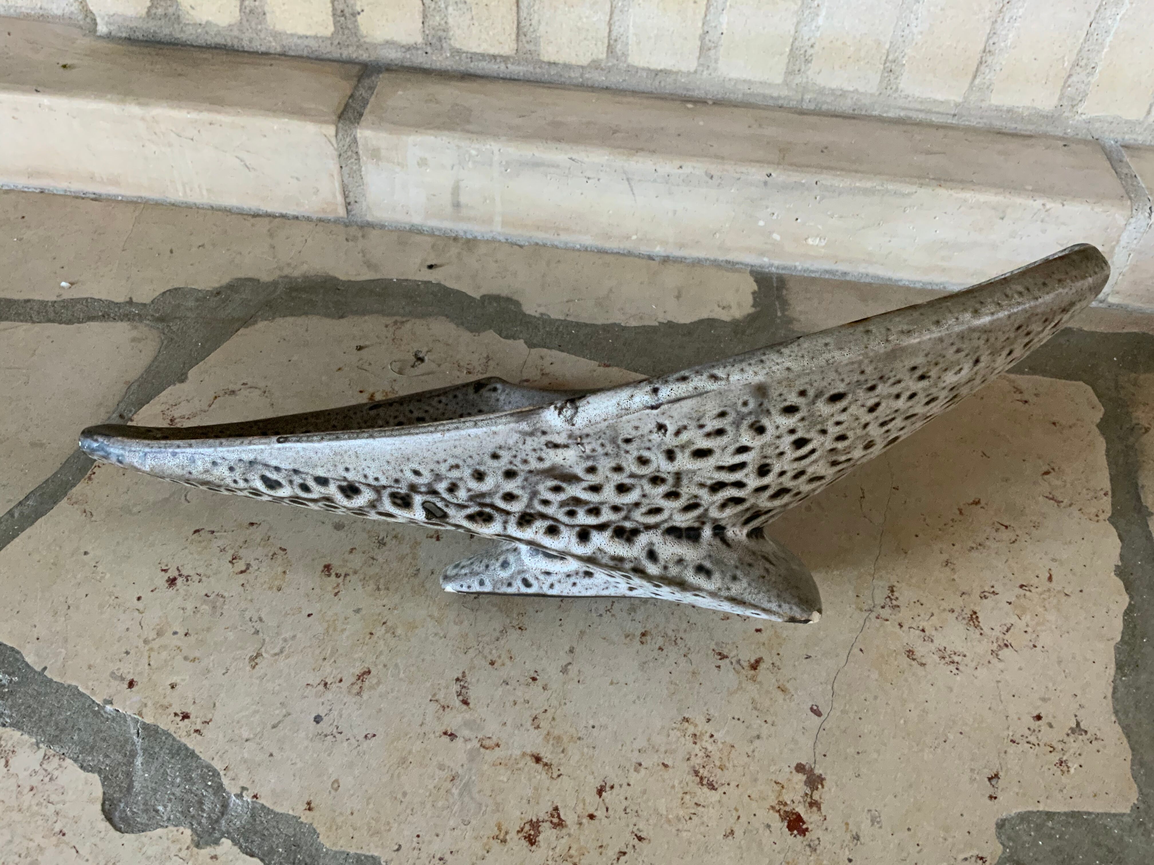 1950s enamelled earthenware cut