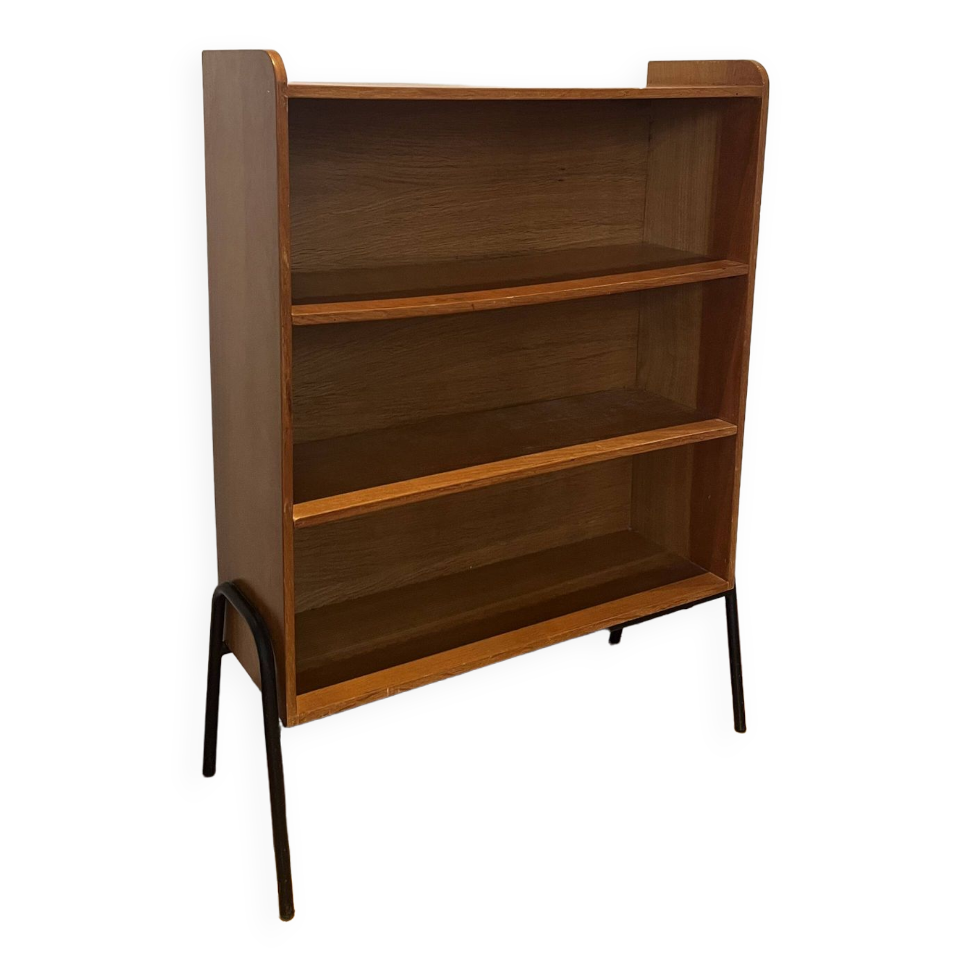 Vintage guariche style bookcase / shelf, 1960