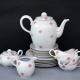 Vintage Volkstedt Germany Porcelain Tea & Caffee Set with Creamer and Sugar