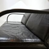 Otto Zapf Arcona 2 seater leather sofa for Art Collection, 1980