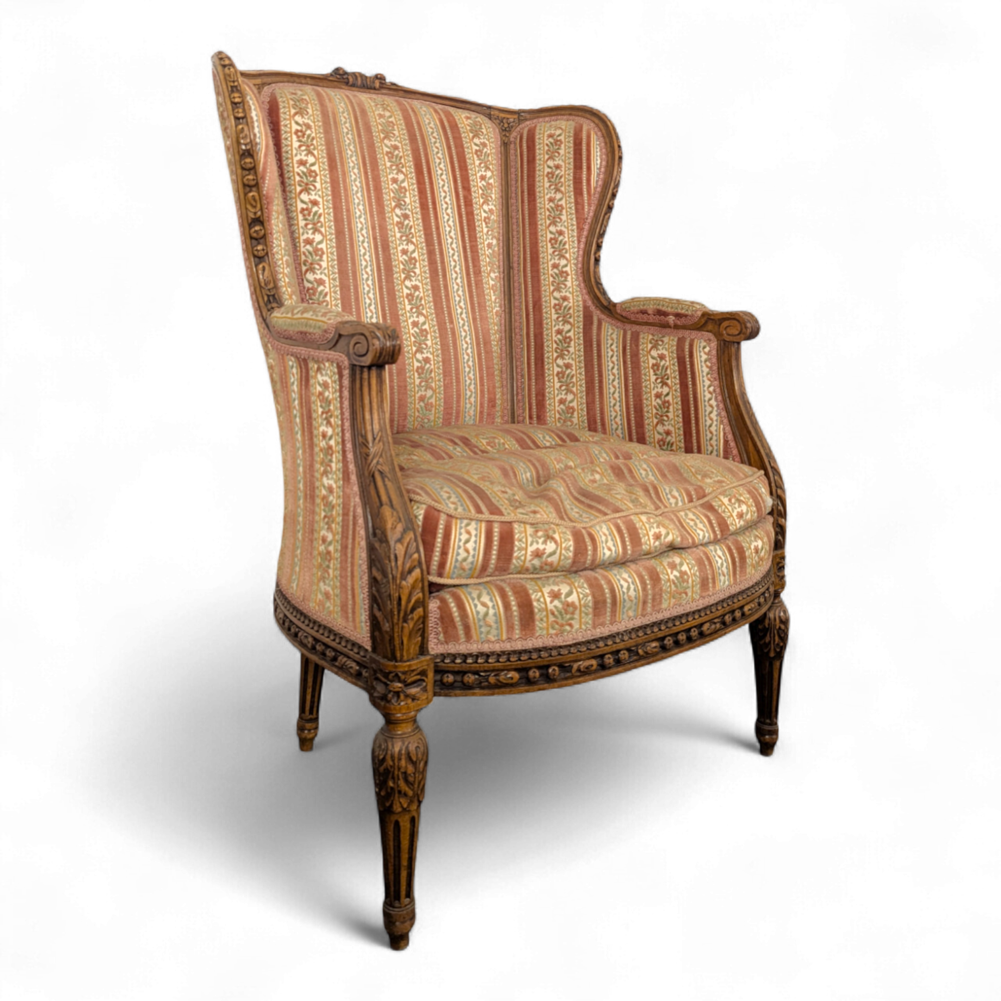 Louis XVI style bergère in oak