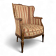 Bergère de style Louis XVI en chêne