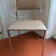Chaise années 70 chrome et skaï