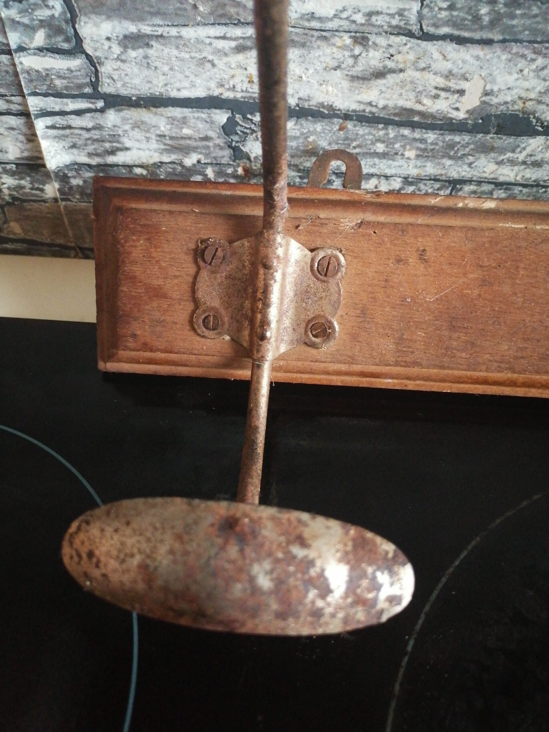 Coat roack old metal wood