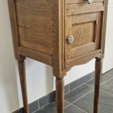 Bedside table - Louis XVI style - Solid oak