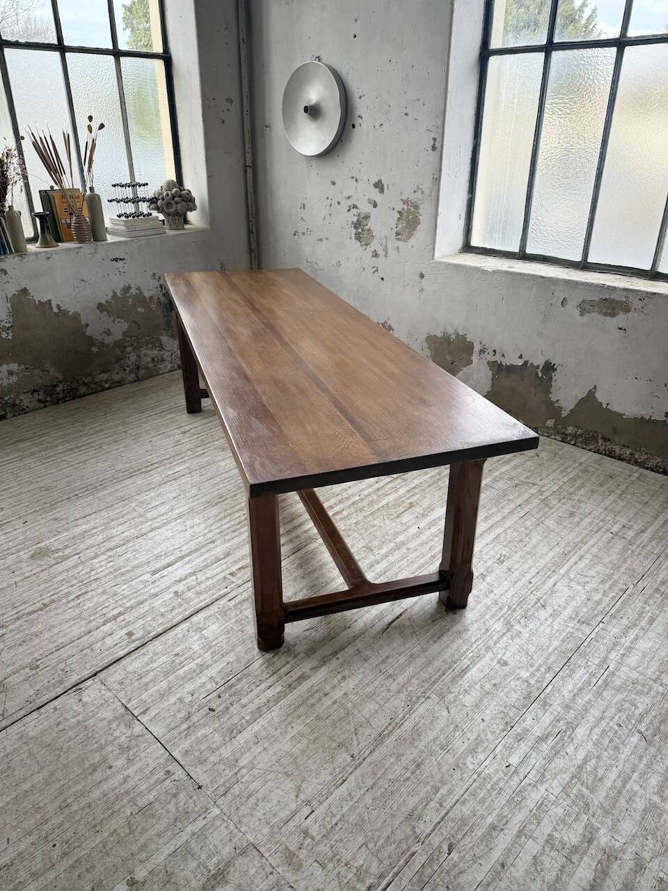 Table de ferme XL en chêne massif