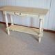 Console élégante et classique – couleur crème – 1 tiroir