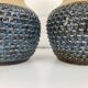 Pair of Einar Johansen ceramic table lamps, Soholm, Denmark, 1960s