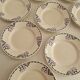Set of 12 Dessert Plates Model Tunis