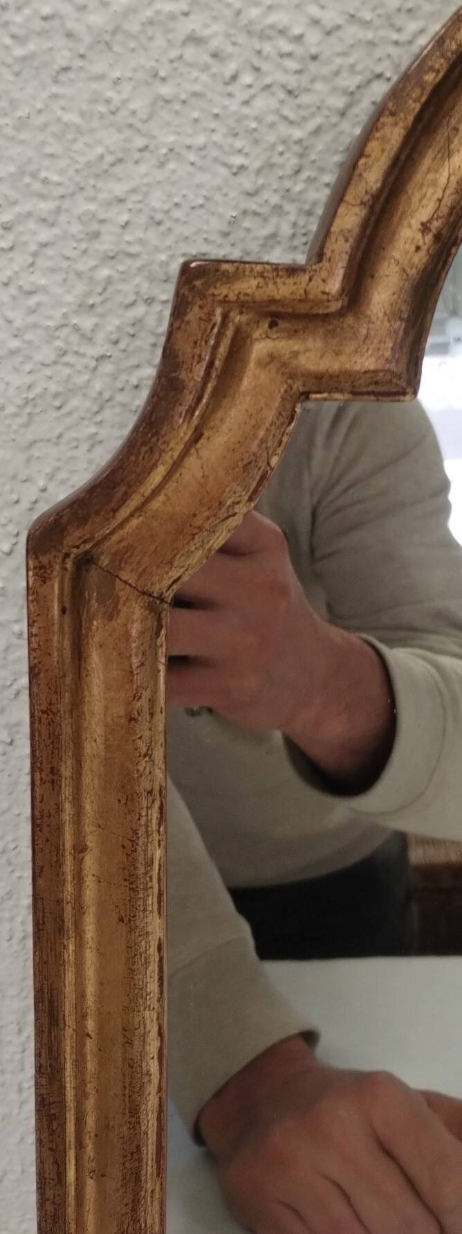 19th century gilded mirror