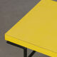 Vintage metal and formica coffee table from the 1960s