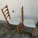 Lot de 2 chaises Gaston poisson vintage