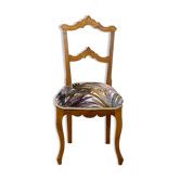 Chaise rembourrée de l’ère en noyer Alfonsin Espagne vers 1880