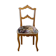 Chaise rembourrée de l’ère en noyer Alfonsin Espagne vers 1880