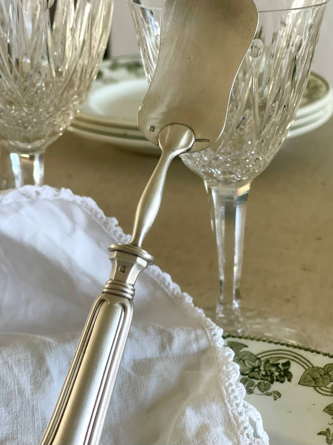 Cristofle petit fours server.