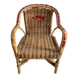 Fauteuil rotin enfant