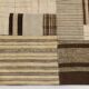 5x8 Cream & Beige Mid Century Modern Kilim Rug, 167x234Cm