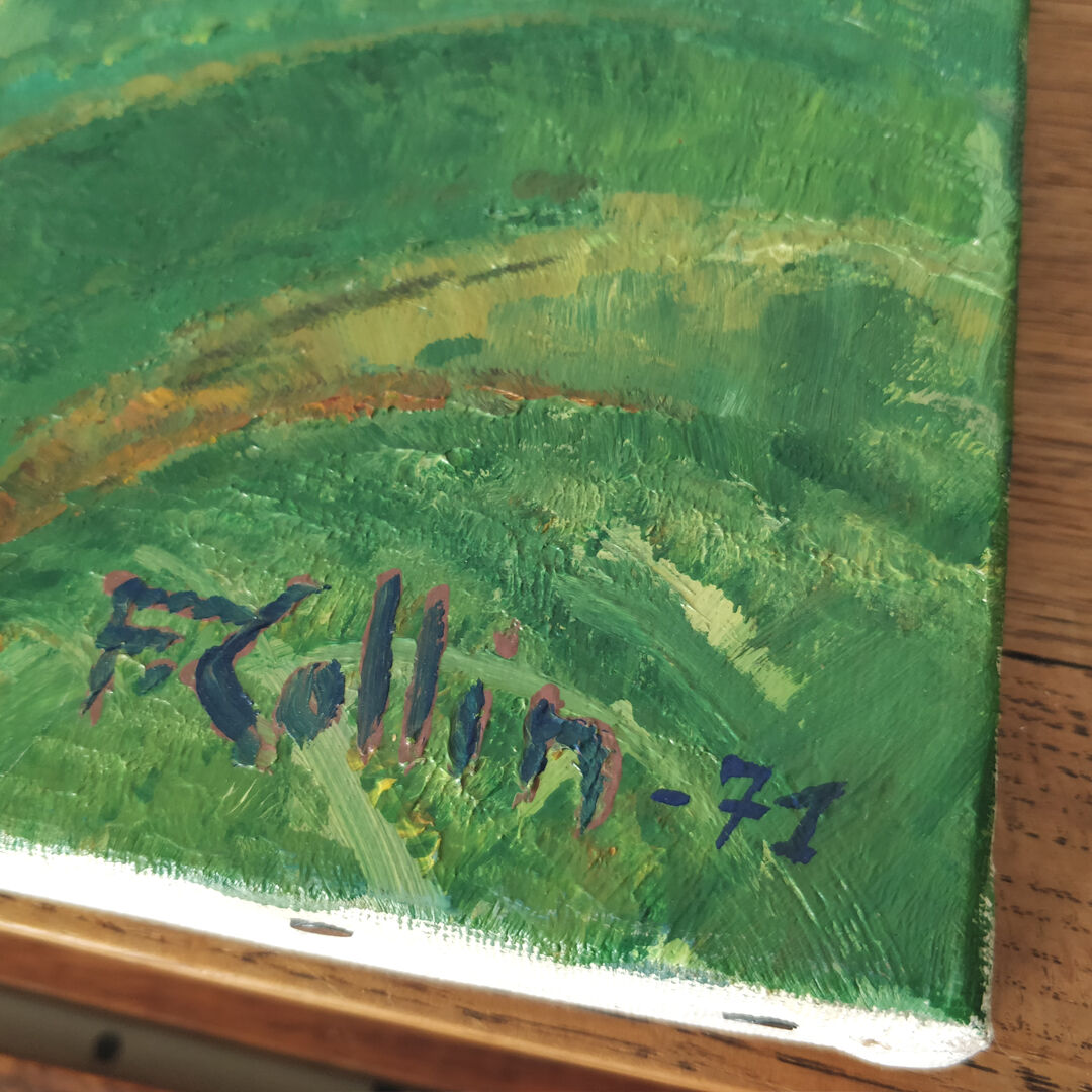 Cerdon's green and wine landscape picture