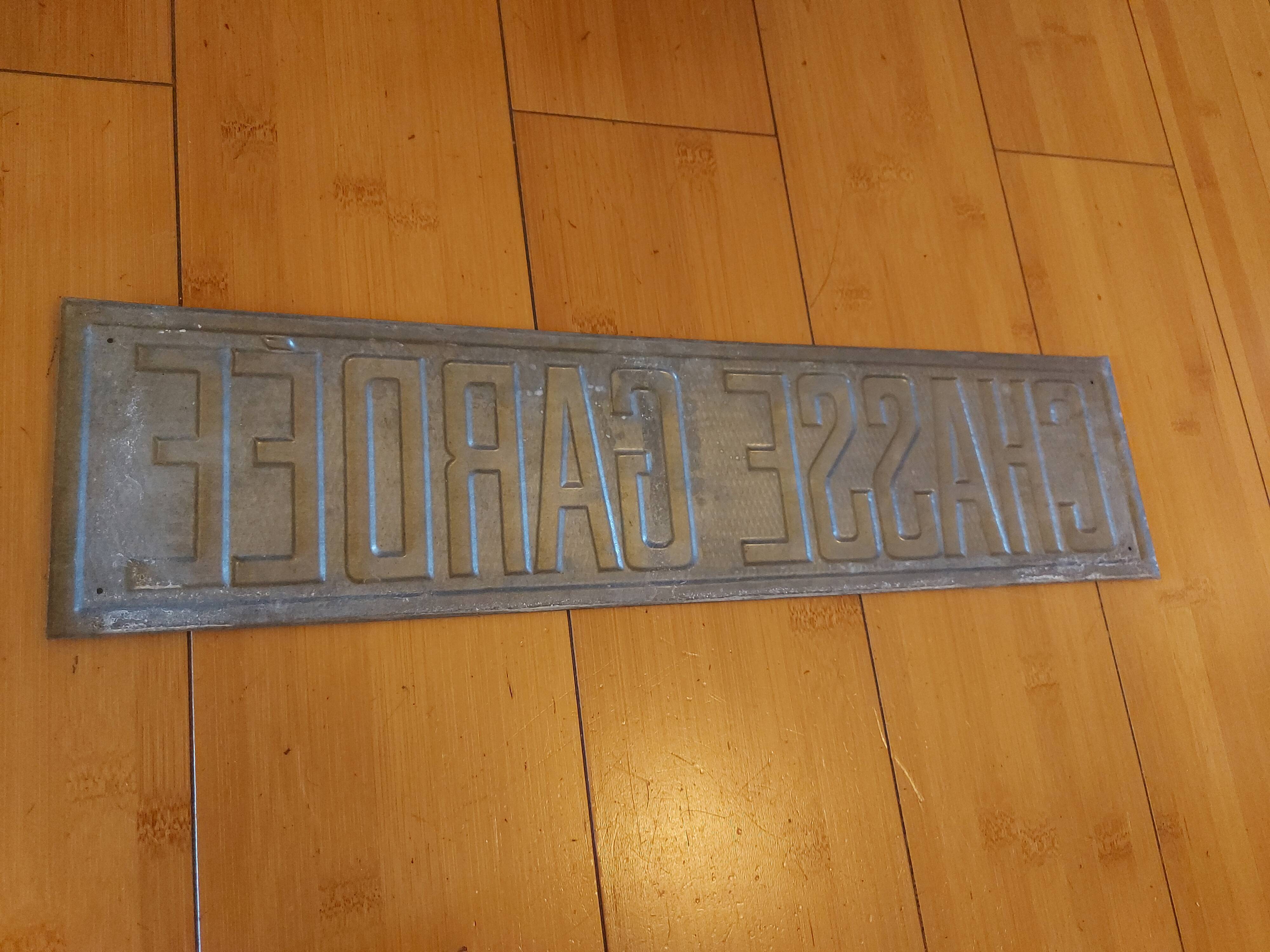 Metal plate preserved