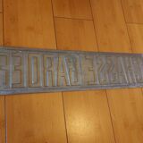 Metal plate preserved