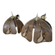 2 art deco pendant lights