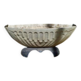 1 enamelled cast iron art deco planter