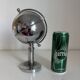 Vintage 1960 cigarette case world map chrome dispenser - 22 x 13 cm