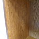 Vintage oak open bookcase