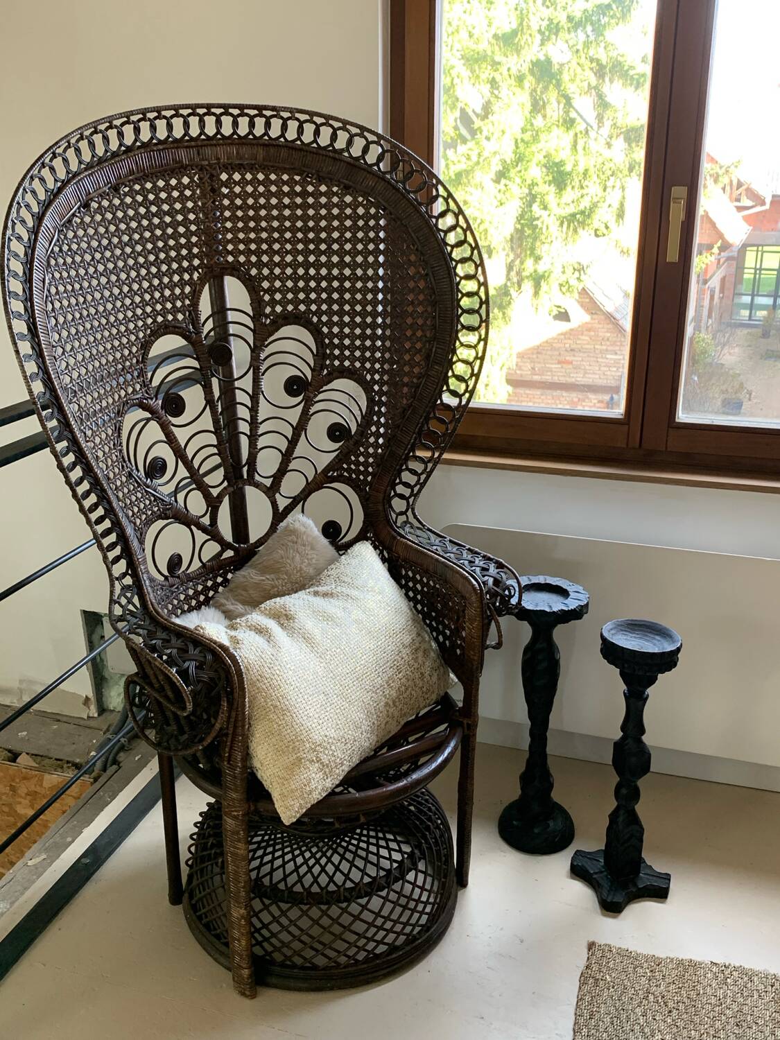 Emmanuelle rattan armchair