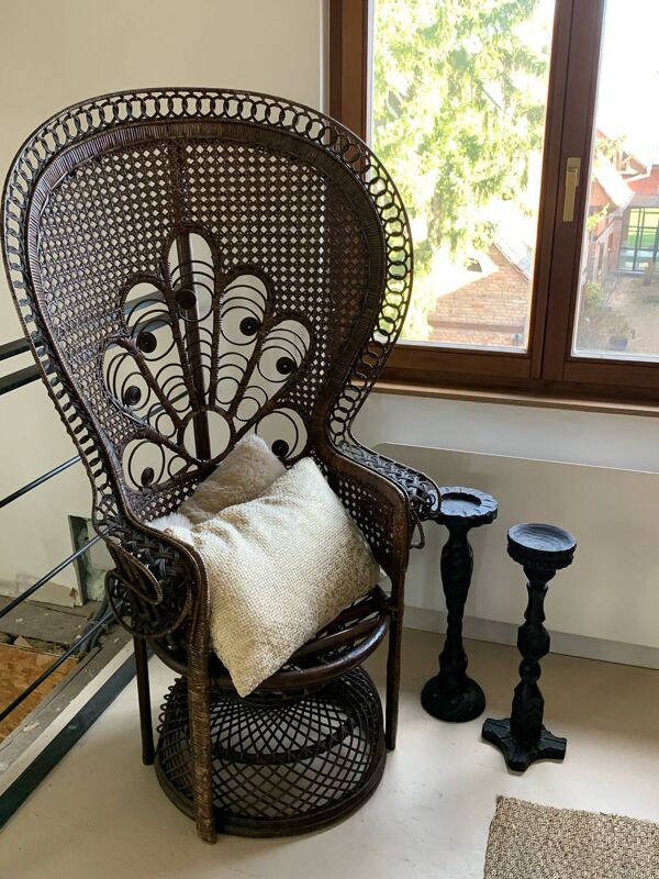 Fauteuil Emmanuelle rotin