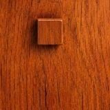 Vintage Scandinavian wardrobe in teak