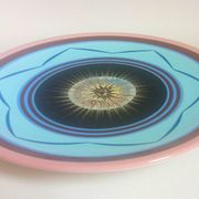 Plat Caudoux années 60 diam. 35,5 cm