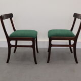 Chaises à manger danoise du milieu du siècle de Poul Jeppesens Møbelfabrik années 1960