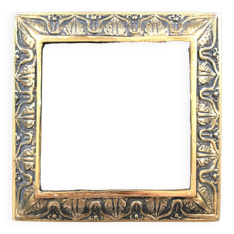 Small golden cast iron frame