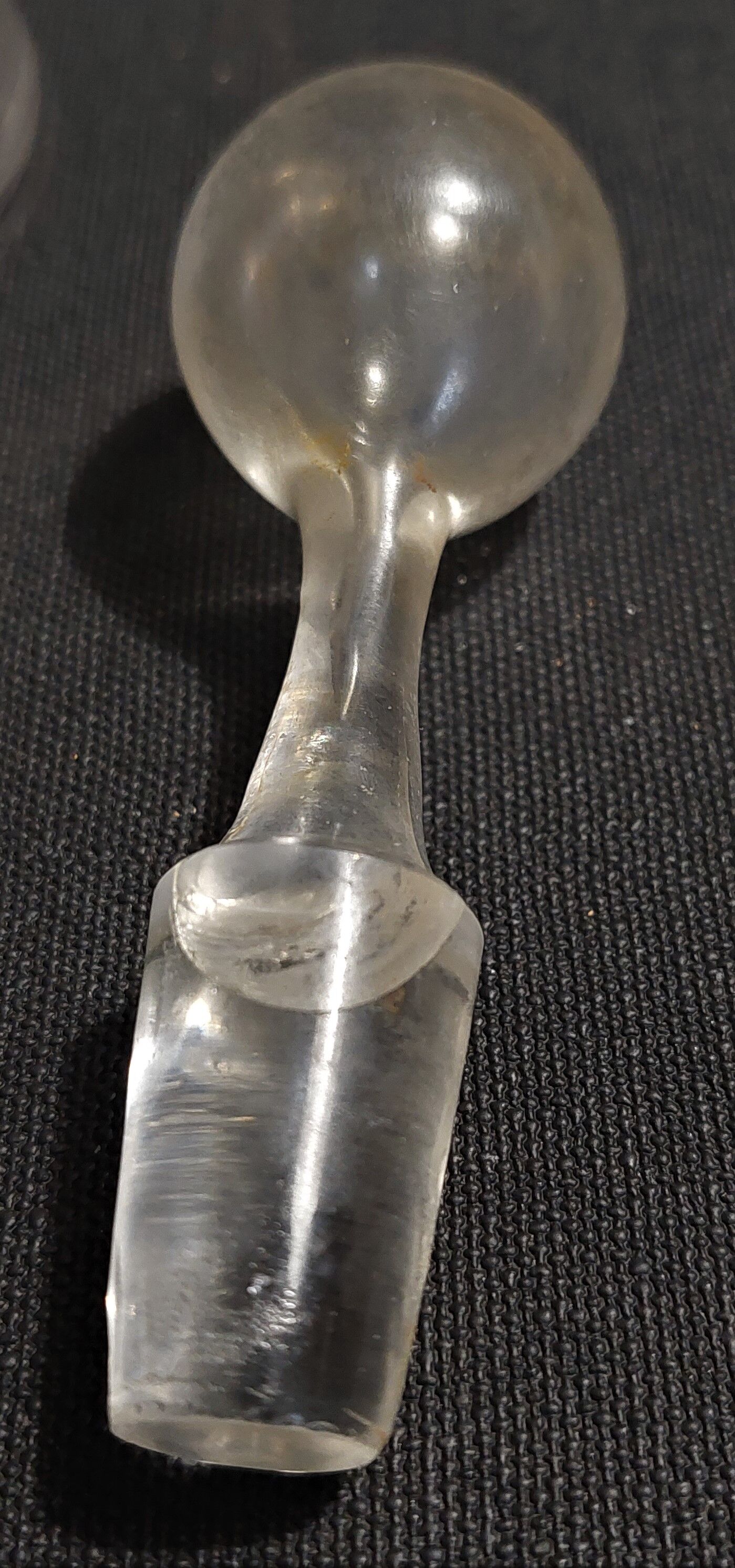 Enamelled glass ewer decanter gold decoration numbered early twentieth art nouveau