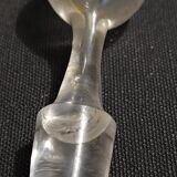 Enamelled glass ewer decanter gold decoration numbered early twentieth art nouveau