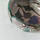 Thistle pattern fondue pot