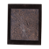 Iris MIRE Bronze patinated resin wall panel with floral decoration circa 1980.