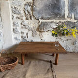 Wooden bedside table