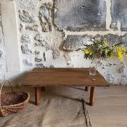 Wooden bedside table